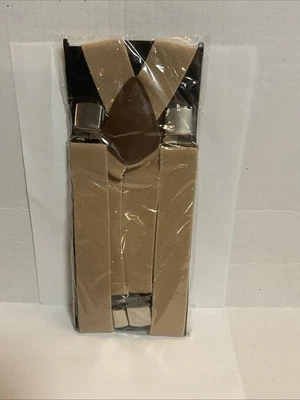 Tirantes Hombre Bronceado/Beige Nuevo Paquete Sellado Foto 1 de 2