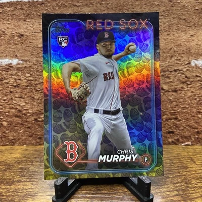 CHRIS MURPHY Rookie 2024 Topps - #73 Easter Egg Parallel Boston Red Sox RC! - Image 1 of 4