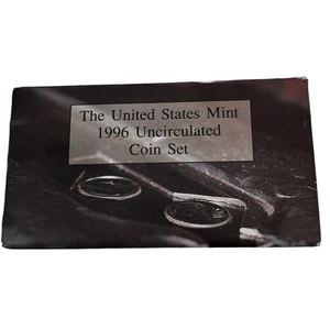 1996 US Uncirculated Mint Set 11 Coin United States Philadelphia Denver W Dime - Picture 1 of 4