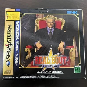 Real Bout Fatal Fury Legend Sega Saturn Soft BF - Picture 1 of 3