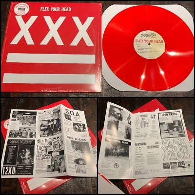 FLEX YOUR HEAD LP Red Vinyl-Teen Idles State Of Alert Minor Threat Untouchables  - Image 1 of 4