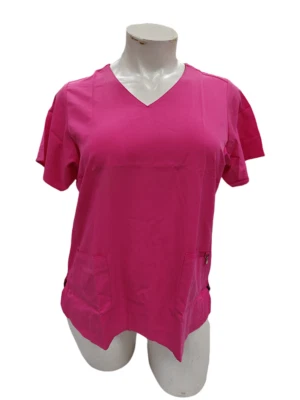 Blusa Médica Vera Bradley Halo Nettie V6109 (Pret) Bonita Rosa Cuello en V Foto 1 de 4