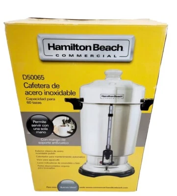 Hamilton Beach D50065 Commercial Stainless Steel Coffee Maker - Image 1 of 4