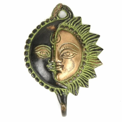 Hanger for Keys Multicolor Antique Coat Rack Brass Wall Hooks Ethnic Hat rack Cover