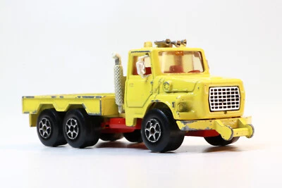 Majorette Yellow Crane Truck Scale: 1/60 Diecast Model Series 3000 France 1986 - Image 1 of 4