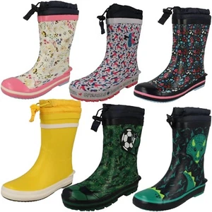 Childrens Startrite Casual Toggle Top Wellingtons Big Puddle - Bild 1 von 55