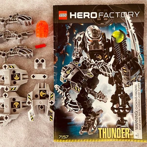 7157 Thunder Lego Hero Factory Bionicle Complete + Damaged Box + Instructions - Picture 1 of 5