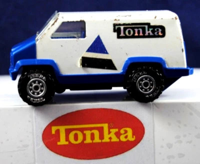 Винтажный 1978 TONKA METAL США GMC / DODGE синий и белый доставки фургон сделано в США - Изображение 1 из 4
