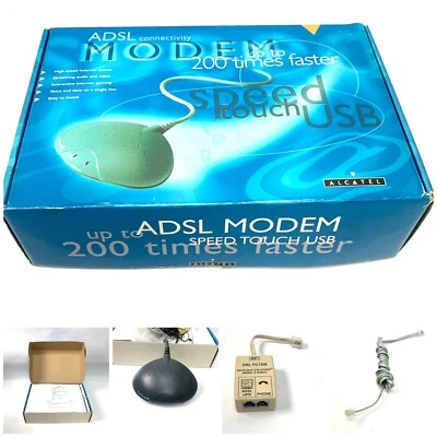 Alcatel Speed Touch USB ADSL Modem 3EC18607CGAB01 High Speed Internet Access - Image 1 of 4