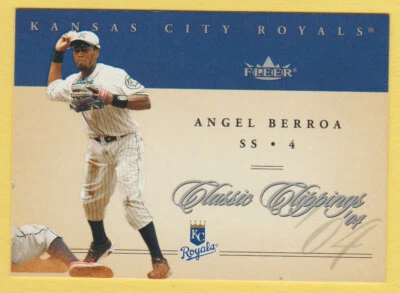 2004 Fleer Classic Clippings - Angel Berroa #34 - Kansas City Royals - Image 1 of 2