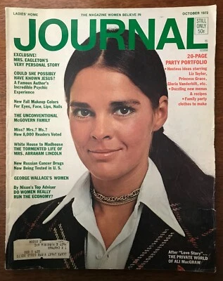 Ali MacGraw - Ladies' Home Journal magazine - October 1972, Shelley Hack - Image 1 of 4