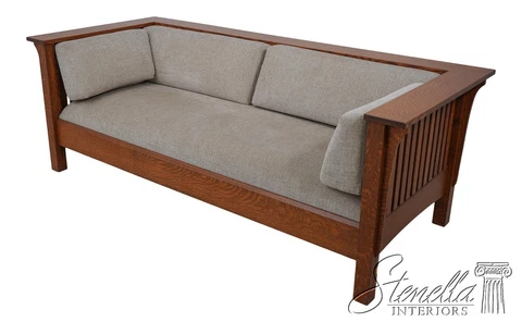 60303EC: Mission Oak Arts & Crafts Stickley Design Sofa Cover