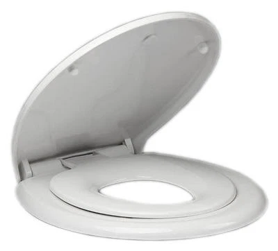 Familien WC Sitz Toilettendeckel Toilettensitz Kind Kindersitz Klodeckel Familie - Bild 1 von 4