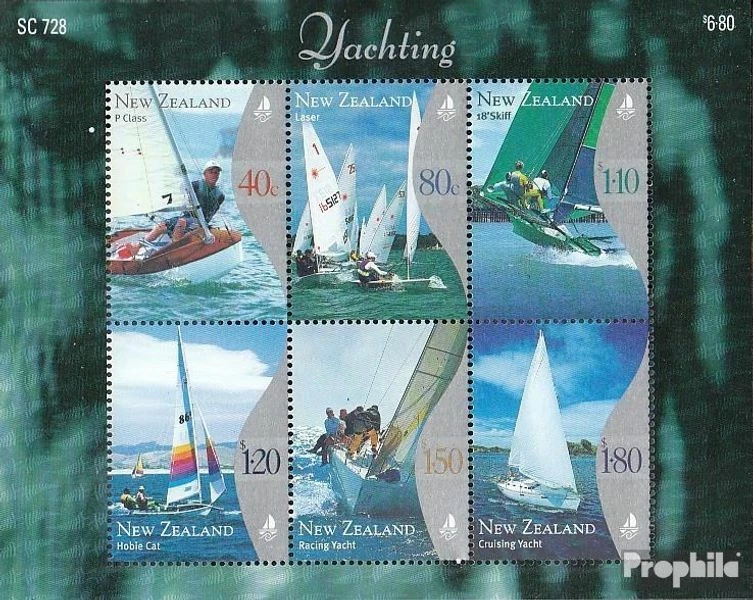 New Zealand block98 used 1999 Sailing - Image 1 of 1