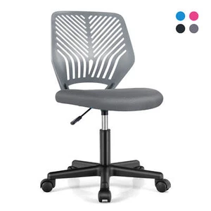 Height-adjustable Ergonomic Kids Desk Chair w/ Universal Casters Working Chair - Picture 1 of 10