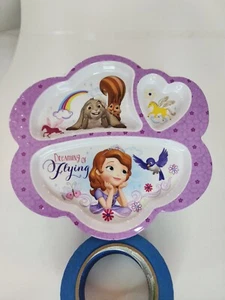 Zak Designs Disney Dreaming Of Flying Geteilter Teller. Prinzessin Sophia  - Bild 1 von 3