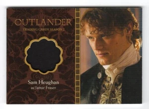 2017 Cryptozoic Outlander Season 2 Wardrobe Relic B1 Sam Heughan as Jamie Fraser - Picture 1 of 3