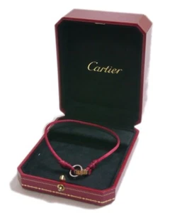 Authentic Cartier Bracelet Love Charity K18 750 Silk #10884 - Picture 1 of 9