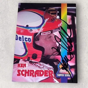 Ken Schrader VINTAGE 1995 FINISH LINE TRUCK SERIES #51 autographed NASCAR card - Picture 1 of 1