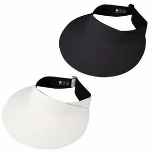 Sun Visor Hats for Women UPF 50+ Wide Brim Ponytail Beach Caps Black 2 Pack - Picture 1 of 7