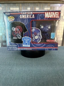 Funko POP! & T-Shirt Marvel CAPTAIN AMERICA Künstlerserie Größe: XL Target Exklusiv - Bild 1 von 7