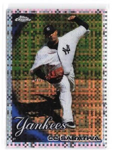 2010 Topps Chrome #21 CC Sabathia X-Fractor - Picture 1 of 2