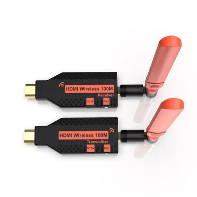 HDMI Wireless Extender Transmitter Receiver 5.8G 150M Transmission Transceiver - Bild 1 von 4