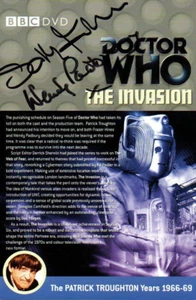 Doctor Who: The Invasion DVD Insert Signed by WENDY PADBURY & SALLY FAULKNER - Picture 1 of 1