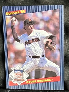 1986 Donruss All-Star Goose Gossage Padres #31 HOF-NM-MT or Better-Flawless - Bild 1 von 2