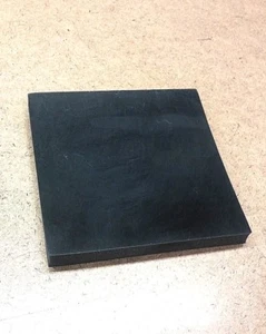 Neoprene Rubber Sheet Solid 3/16" Thick x 6"x 6" Square Pad 60 Duro Std Flex - Picture 1 of 6