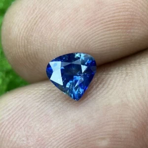 1.4 Cts | natural loose|Sapphire | Blue | Pear Shape | Step cut - Srilanka - Picture 1 of 5