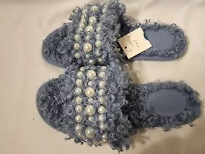 Un nuevo día - Adrienne - Zapatillas difusas perladas - Deslizables - Azul Talla 9 - Imagen 1 de 3