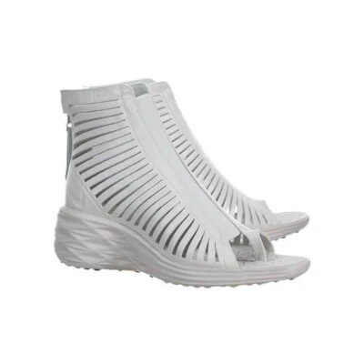 Sandalia Nike Lunarsandiator Sky Cuña Alta Cuero Hueso Claro Talla 10 Foto 1 de 4