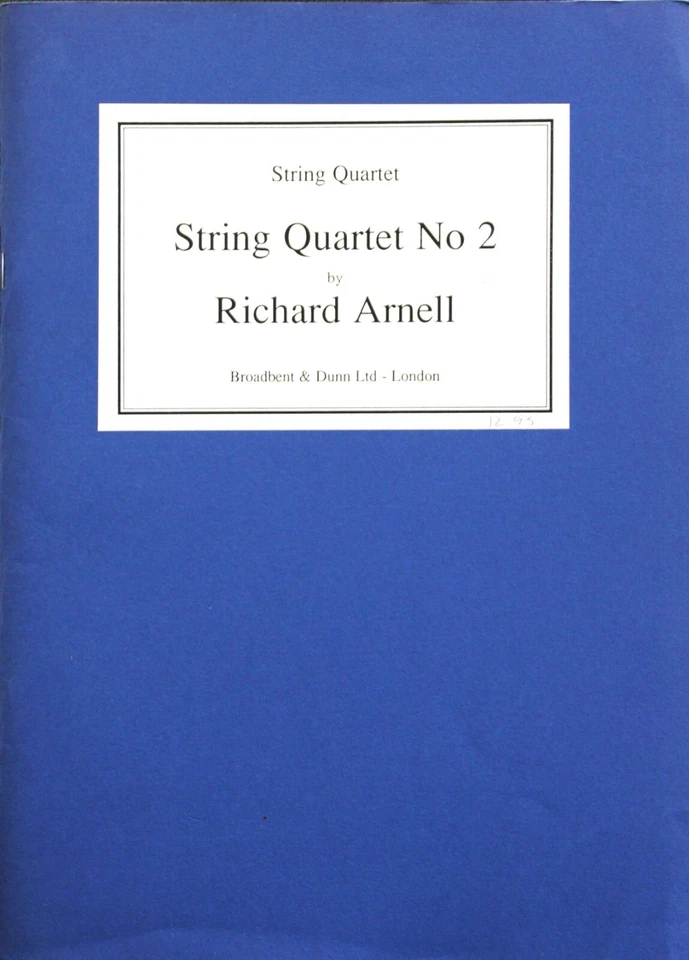 String Quartet no.2 opus 14 by Richard Arnell - Image 1 of 1