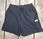 H&M Boys Black Cotton Polyester Regular Sweat Shorts ~ Size M 28"