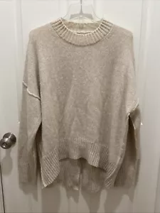 Day Birger Et Mikkelsen Pullover Größe Large beige elfenbein Lammwolle Smokingschwanz - Bild 1 von 5