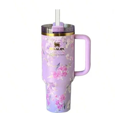 Compatible con Vaso Stanley 40 oz H2.0 con Aspirador de Doble Pared con Mango Foto 1 de 4