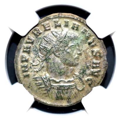 AURELIAN, AD 270-275, BI DOUBLE DENARIUS, NGC CERTIFIED, (676) - Image 1 of 4