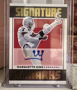 2018 MARQUETTE KING | Donruss Marks | Auto } Panini Signature Marks - Picture 1 of 5