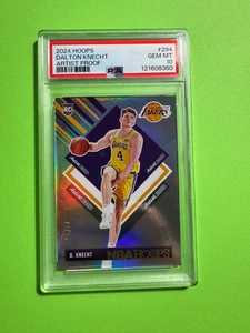 Dalton Knecht 2024 Hoops Artist Proof Foil RC #294 - PSA 10 (POP 1) Lakers /25 - Picture 1 of 3