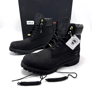 Timberland PREMIUM 6-INCH Boots Notorious B.I.G. Hip Hop Herren Größe 9 schwarz - Bild 1 von 12