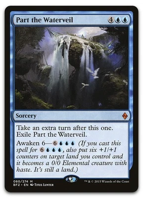 Part the Waterveil #80 (LP) Battle for Zendikar BFZ Magic MTG - Image 1 of 2