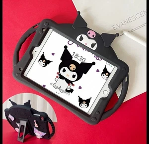 Kuromi iPad Pro 9,7" Hülle - Weiches Silikon mit Schlüsselband, Ständer, Displayschutzfolie - Bild 1 von 6
