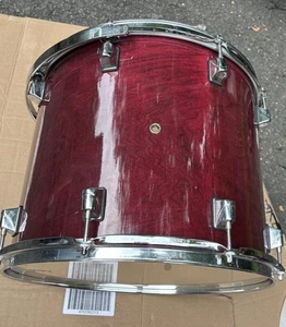Taye TourPro Rack Tom Drum 16" Trasparente Vino Rosso Tour Pro - Foto 1 di 18