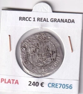 CRE7056 MONEDA ESPAÑA RRCC 1 REAL GRANADA PLATA - Bild 1 von 3