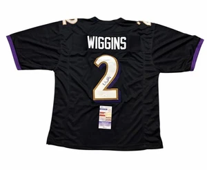 Nate Wiggins Signed Jersey Baltimore Ravens Autographed Auto JSA - Picture 1 of 2