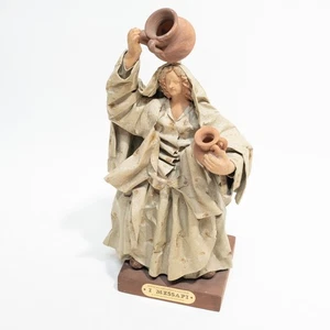 I MESSAPI Cartapesta Papier-mâché Figurine Sculpture Constantino 26cm - Good! - Bild 1 von 9