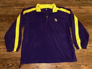 Minnesota Vikings Large Purple Fleece Quarterzip - Bild 1 von 5