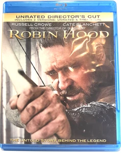Robin Hood (Blu-ray, 2010) Unrated Director's Cut - Russell Crowe - Imagen 1 de 2