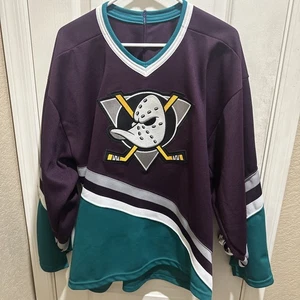 Vintage Anaheim Mighty Ducks Trikot CCM Herren Large NHL Hockey Disney 90s - Bild 1 von 5